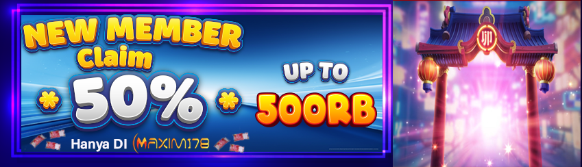 WELCOME NEW MEMEBR 50%